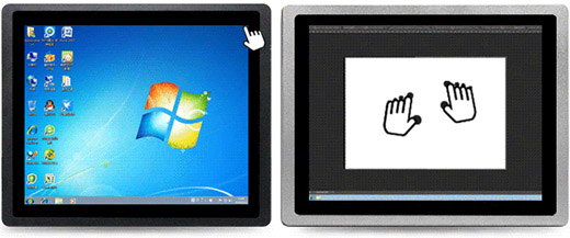 全封閉式PLC電阻屏工業觸控一體機圖3